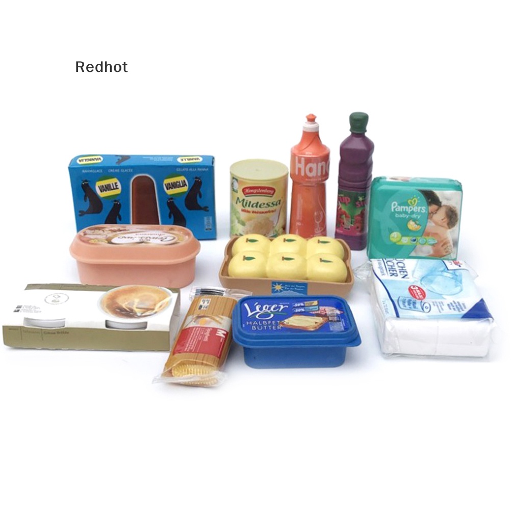 &lt; Redhot &gt; Mô Hình Đồ Chơi Siêu Thị Mini Tỉ Lệ 1: 6 Cho Nhà Búp Bê