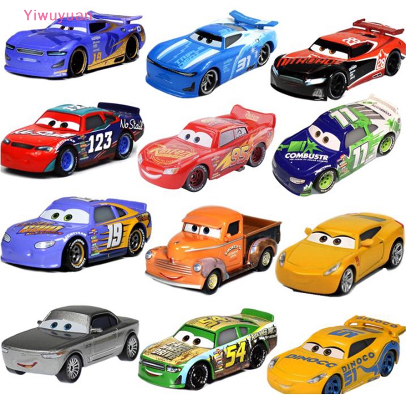 DISNEY < Yiwuyuan > Mô Hình Xe Hơi Pixar Cars 3 Lightning Mc Queen Mater Fabulous Hudson Diecast Bằng Hợp Kim Cho Bé Trai Mới
