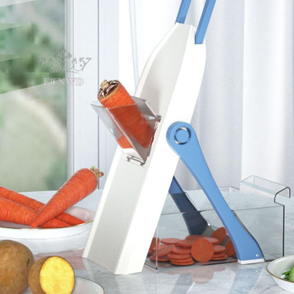 Dụng Cụ Cắt Lát Rau Củ Quả Với 4 Lưỡi Dao Có Thể Điều Chỉnh Dày Dặn Thông Dụng