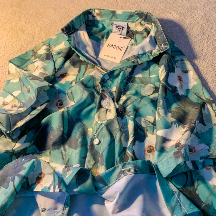 NRVP Áo Sơ Mi Nữ Ngắn Tay In Họa Tiết Độc Đáo Phong Cách Hàn Quốc Mới