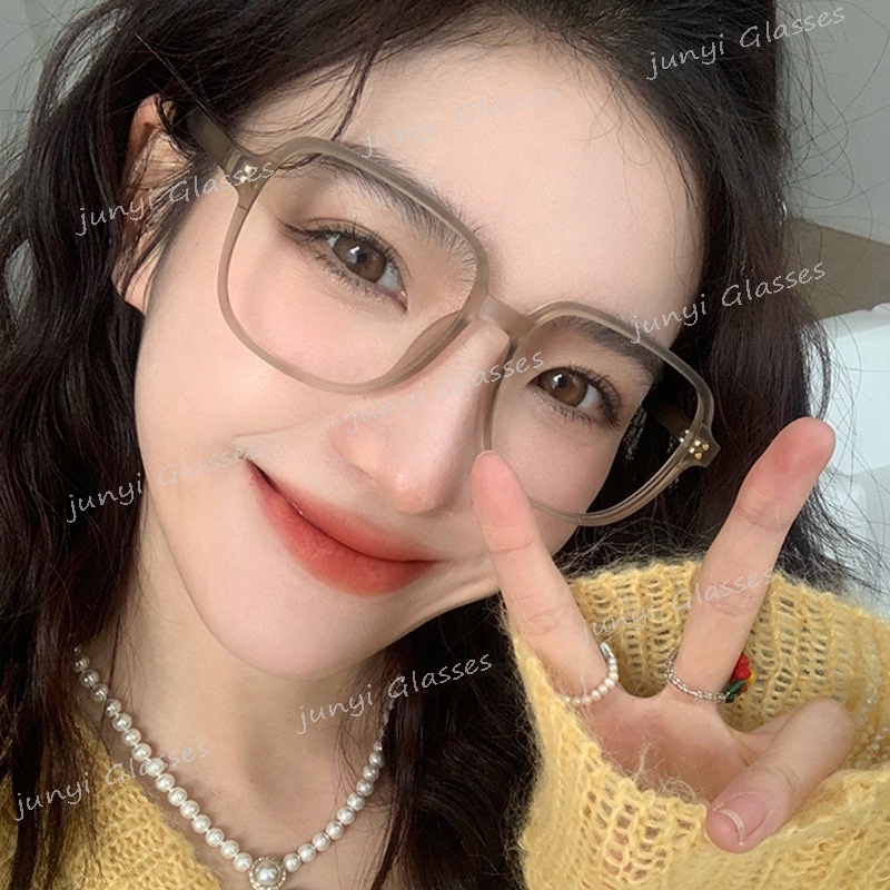 Mắt Kính Gọng Lớn Chống Ánh Sáng Xanh Thời Trang Hàn Quốc Cho Nữ