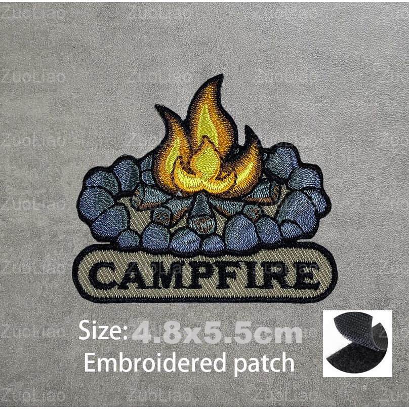 Miếng Dán 3D Thêu Hình Phong Cảnh Sáng Tạo Dùng Trang Trí Balo / Balo / Quần Áo