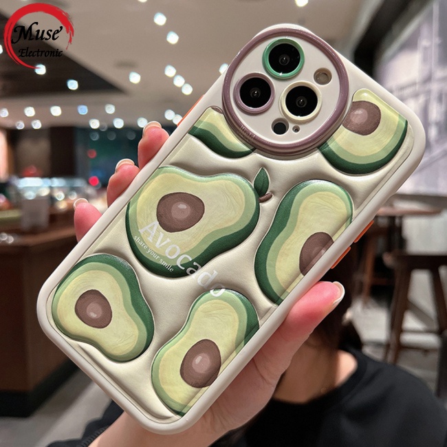 Ốp Điện Thoại In Họa Tiết Trái Cây Hoạt Hình Cho Iphone 14 / 13 / 12 / 11