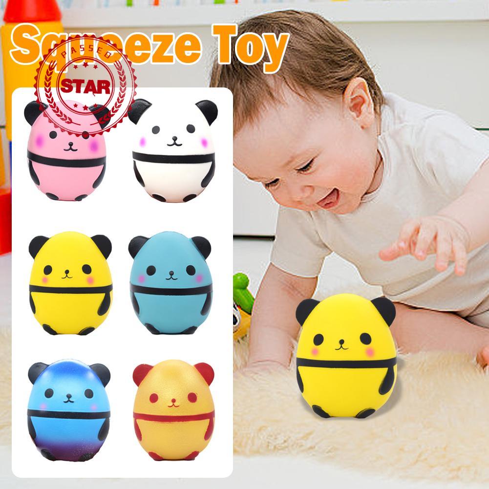 Đồ Chơi Nắn Bóp Đàn Hồi Giảm Stress Hình Gấu Trúc L3E3