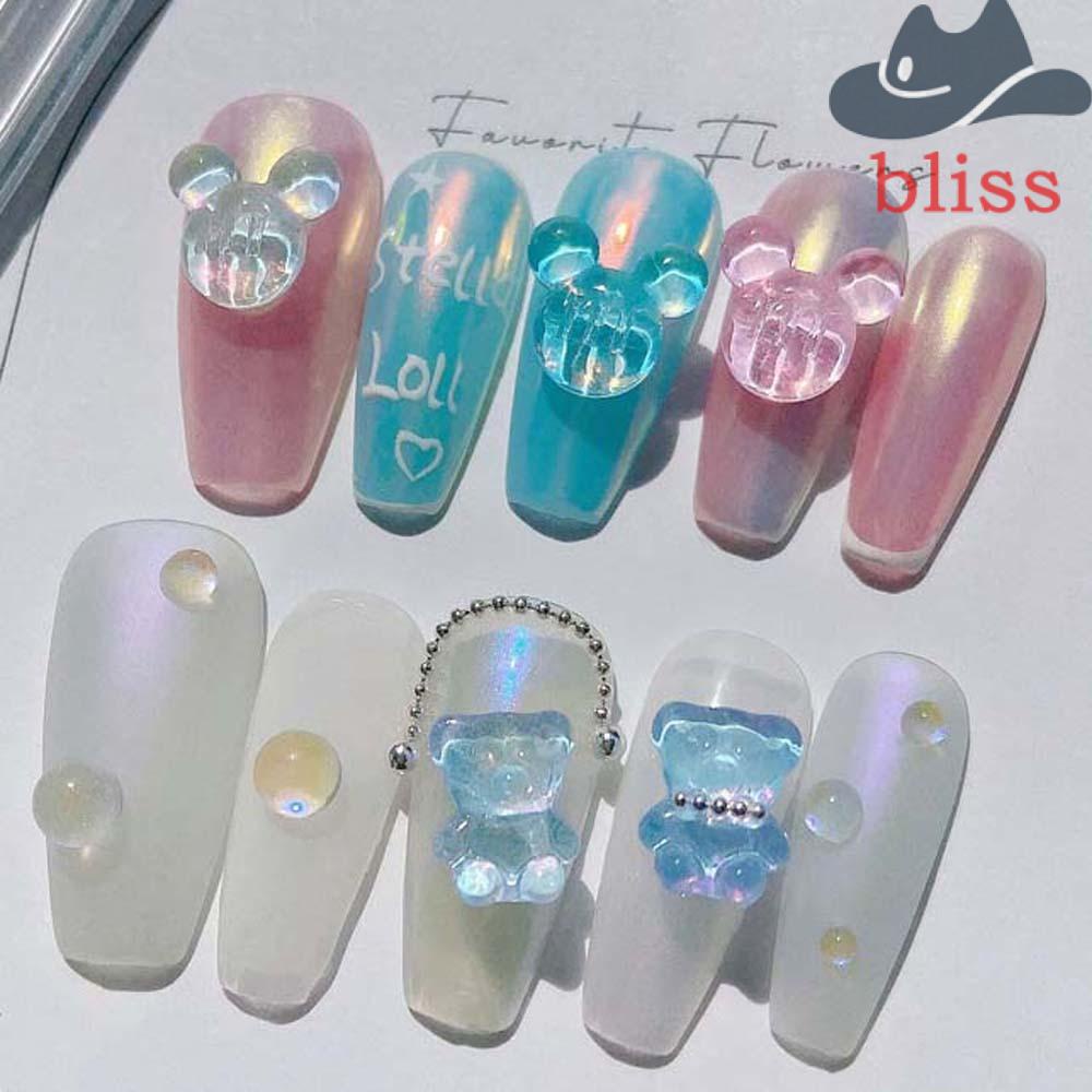 Phụ Kiện Trang Trí Móng Tay Hình Chuột Mickey / Gấu Cực Quang Dễ Thương