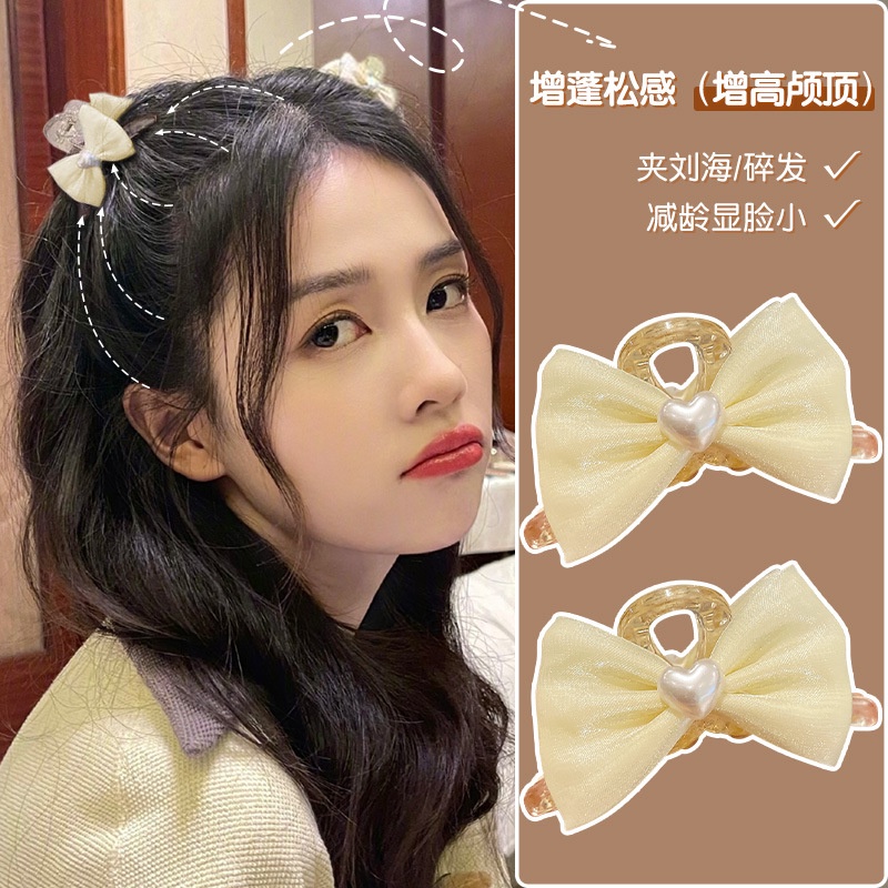 Kẹp Tóc Hình Nơ Trái Tim Nhỏ Xinh Thời Trang Mới 2023