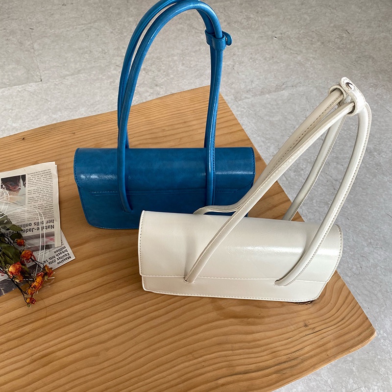 Ielgy Túi Xách Đeo Vai Hình Vuông Bằng Da Mịn Màng Có Nắp Đậy Đa Ứng Dụng Cho Nữ