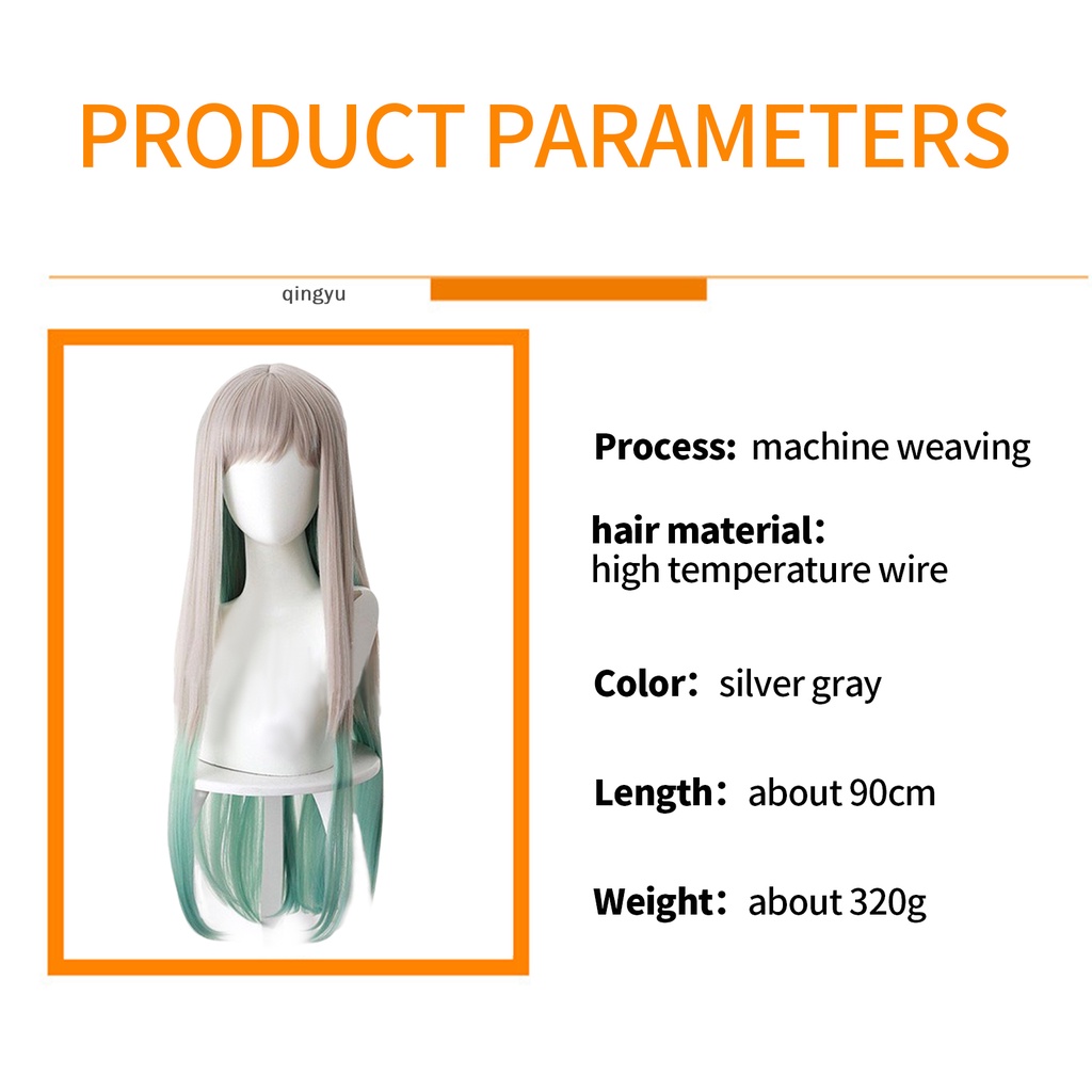 Tóc Giả Hóa Trang Nhân Vật Hanako kun Yashiro Nene Màu Sắc Tuyến Tính