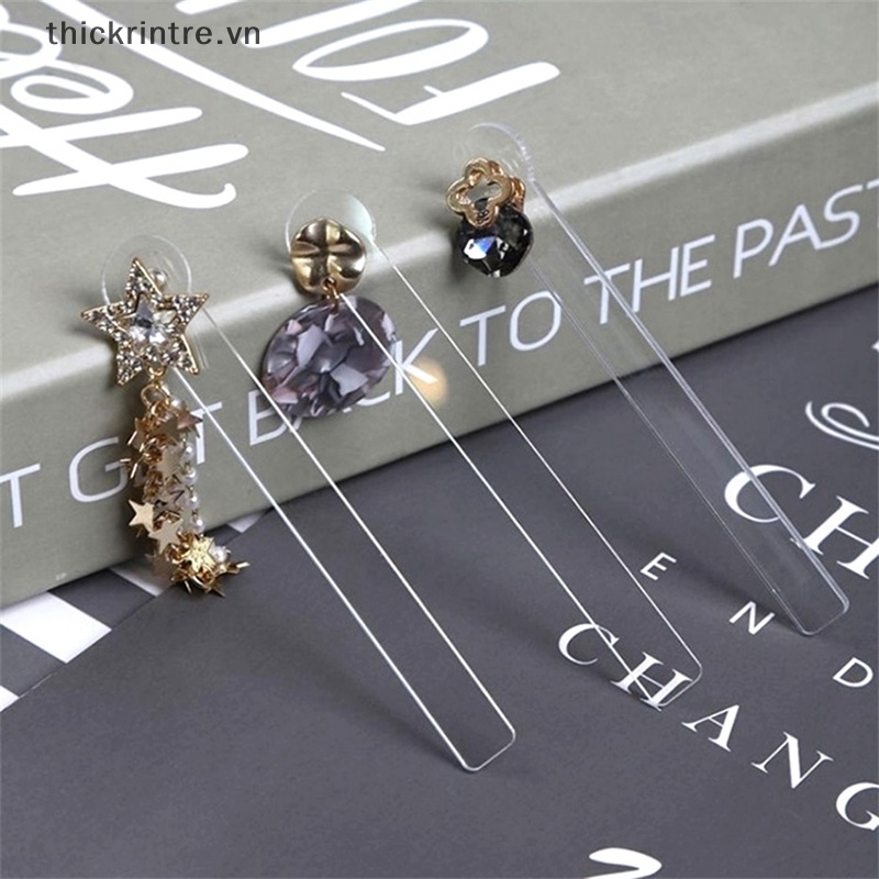 Set 1 / 5 Giá Trưng Bày Bông Tai Bằng Acrylic Trong Suốt