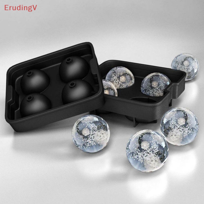 Khuôn Silicone Làm Đá Viên 4 Lỗ Tiện Dụng