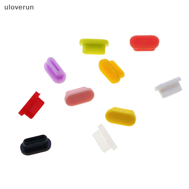 Bộ 10 Nút Chống Bụi Cổng Sạc USB Type-C Bằng Silicon Cho Điện Thoại Thông Minh vn