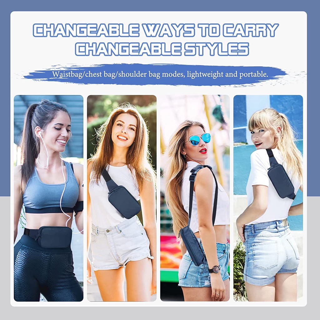 Túi Đeo Hông MoKo Mini Thời Trang Có Thể Điều Chỉnh Cho Nam Nữ