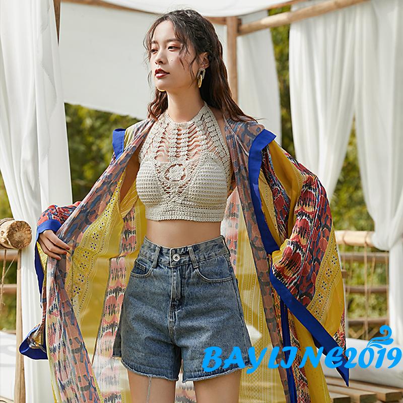 Áo Croptop Hai Dây Màu Trơn Hở Lưng Gợi Cảm Cho Nữ