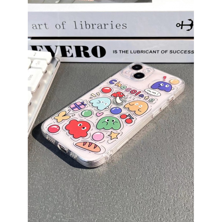 ✅Ốp Điện Thoại Nhựa Mềm Họa Tiết Động Vật / Chữ Tiếng Anh Cho Iphone 13 14pro 12iPhone14max YGXF
