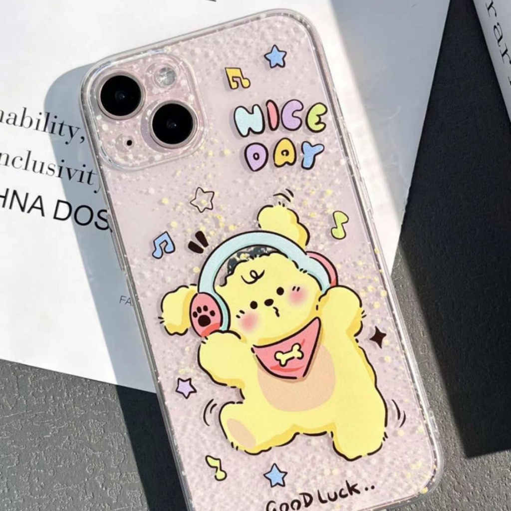 ✅Ốp Điện Thoại Mềm Họa Tiết Thỏ Hoạt Hình Đáng Yêu Cho Iphone 14Pro Xs13Xr11Max 678P 12