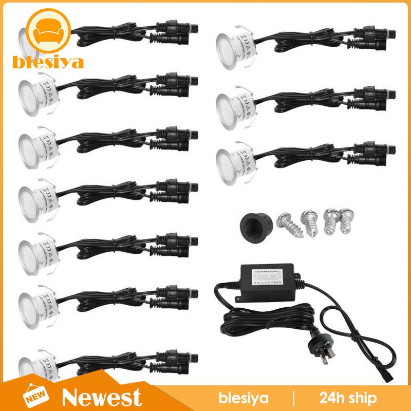 Bộ 10 Đèn LED Chống Thấm Nước Trang Trí Lối Đi Sân Vườn