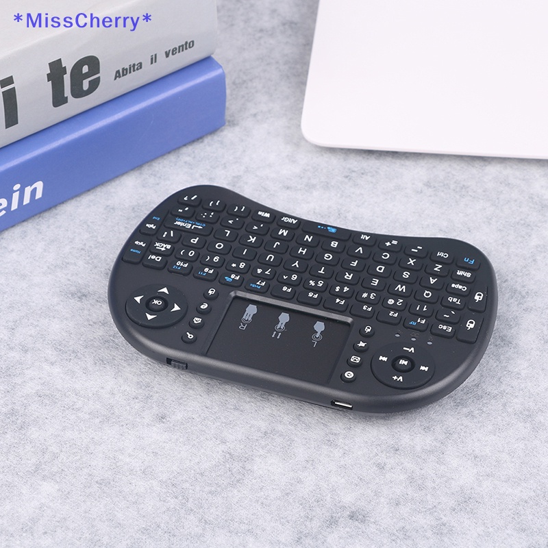 Bàn Phím Không Dây Mini 2.4G Hình Chuột Máy Tính Tiếng Anh Nga Mới