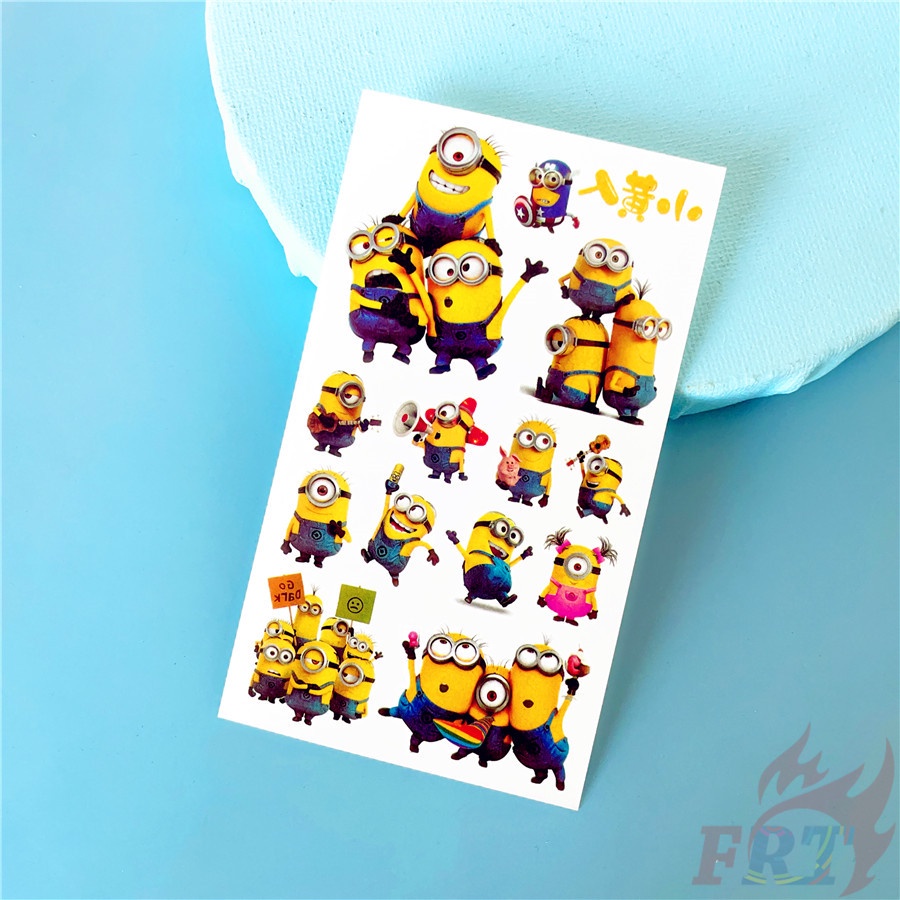 1 Tấm ❣️Hình Xăm Dán Mini Hình Minions Series 02 ❣️Hình Xăm Dán Chống Thấm Nước Quyến Rũ