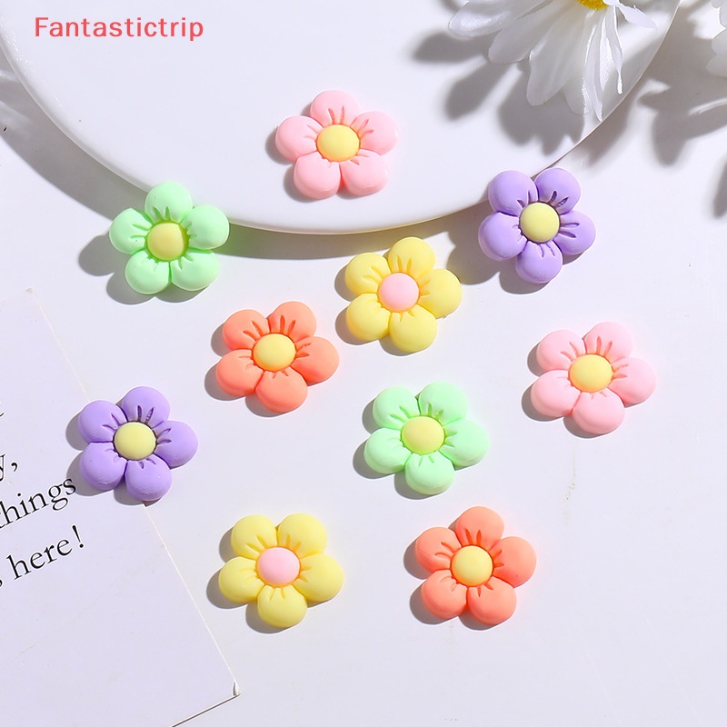 [Fantastictrip] Set 10 Kẹp Tóc Hình Hoa Hướng Dương Chất Lượng Cao Có Nam Châm Trang Trí Tủ Lạnh / Kẹp Tóc / Điện