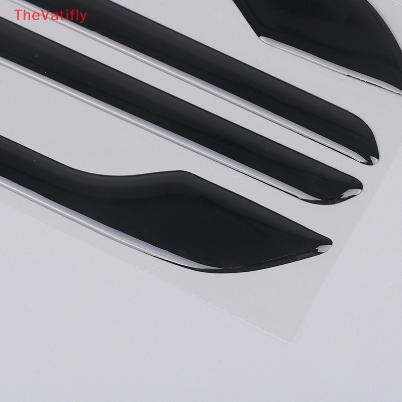 Bộ Miếng Dán Bảo Vệ Tay Cầm Cửa Xe Hơi Model 3 / Y Màu Dạ Quang