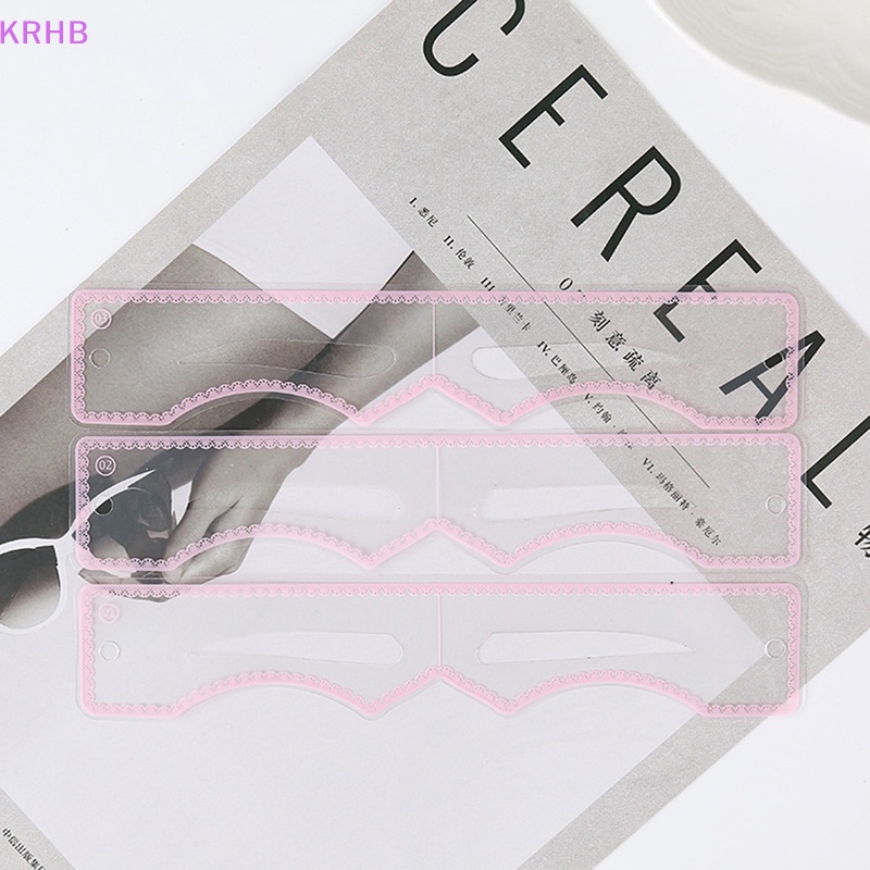 Bộ 3 Dụng Cụ Hỗ Trợ Trang Điểm Lông Mày Tiện Lợi