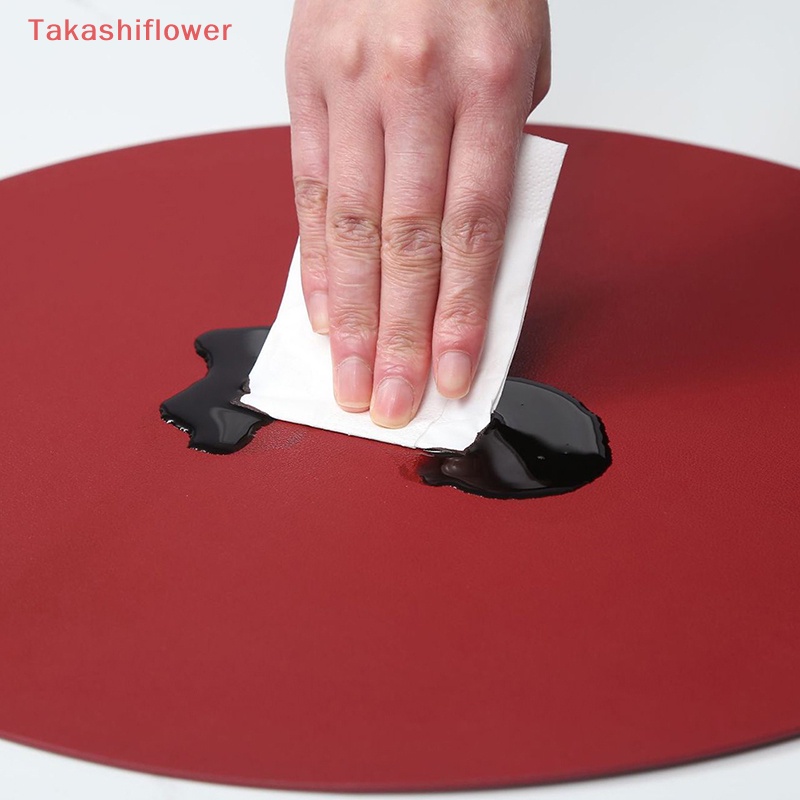 Tấm Lót Bàn Ăn Bằng Da PU Cách Nhiệt Chống Trượt / Thấm Nước Tiện Dụng