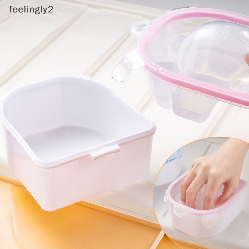 Bát Ngâm Móng Tay Bằng Nhựa Dày Tiện Dụng