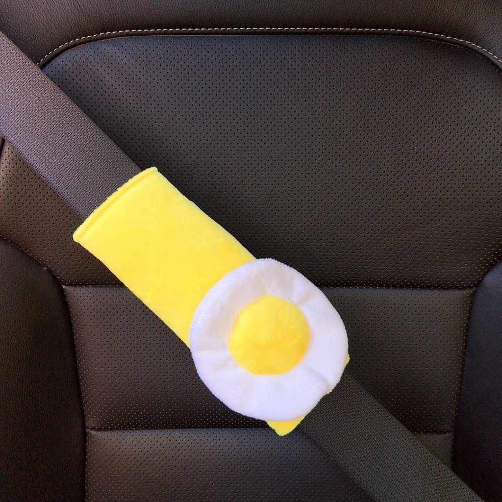 Gối Tựa Đầu Hình Gấu Trúc / Trứng / Gấu Trúc Dễ Thương Cho Xe Hơi