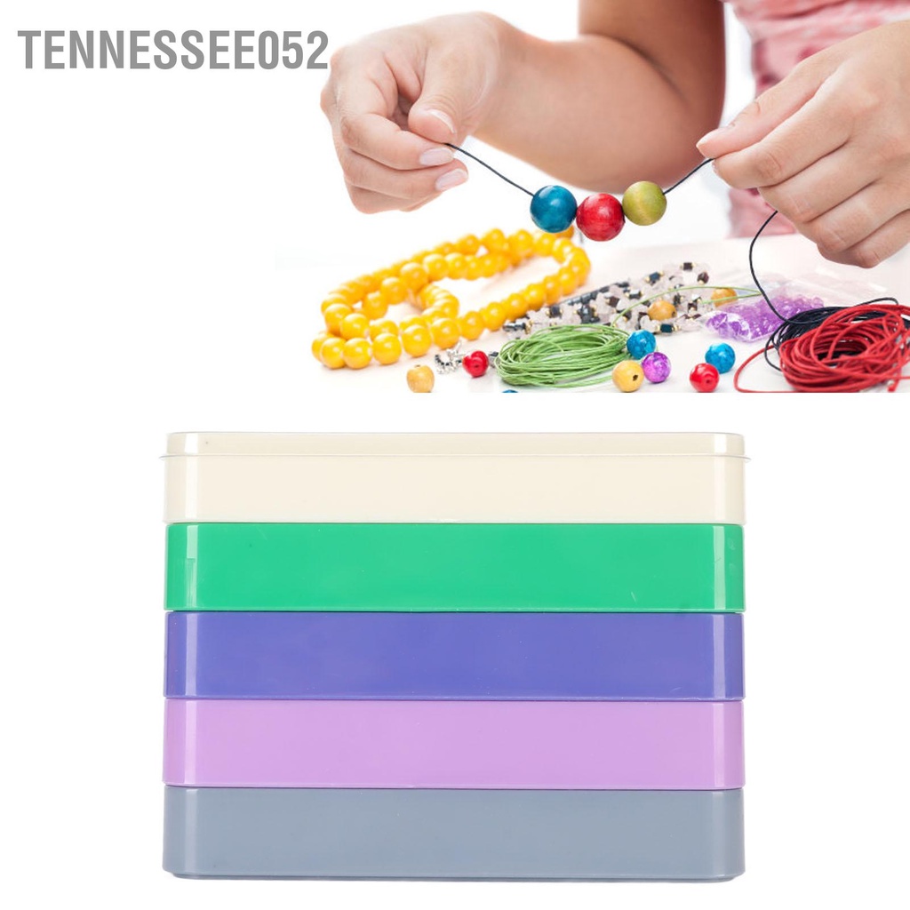 Tennessee052 Hộp lưu trữ các bộ phận đồng hồ 5 lớp Ngăn bụi có thể xếp chồng lên nhau Công cụ sửa chữa hình chữ nhật