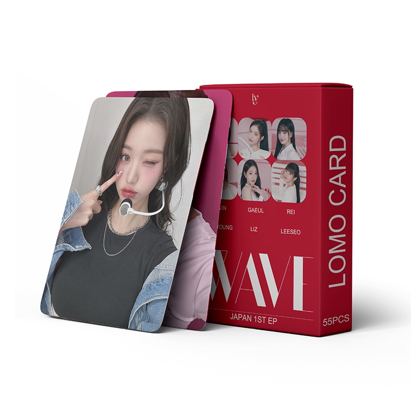 IVE LOMO Card Set 55 Tấm Thẻ Ảnh WAVE Hình Nhóm Nhạc