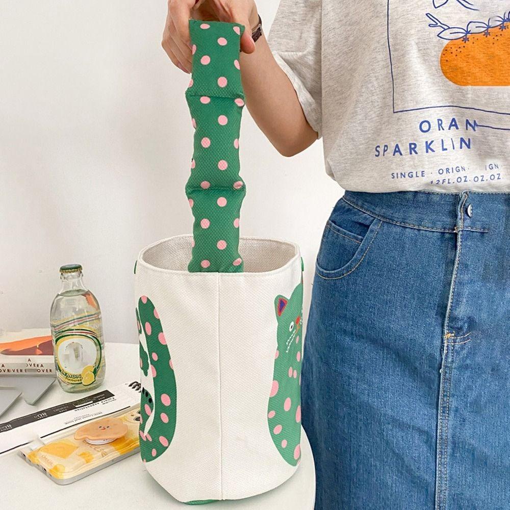 Túi Đựng Son Môi / Đồ Trang Điểm Sức Chứa Lớn Họa Tiết Động Vật / Thỏ / Dâu Tây Phong Cách Hàn Quốc Cho Mẹ Bỉm Sữ