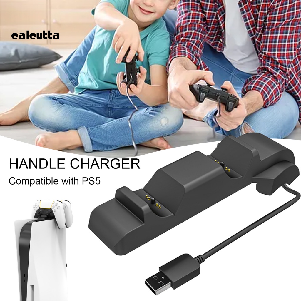 Đế Sạc Nhanh Hai Cổng Usb Ổn Định Cho Tay Cầm Chơi Game PS5