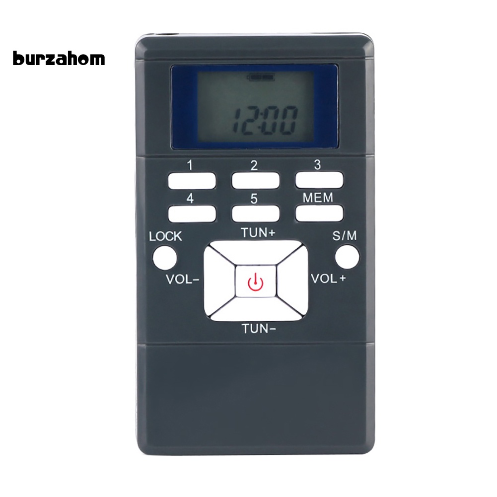 Radio FM Mini HRD-102 2 Kênh Kỹ Thuật Số Có Tai Nghe