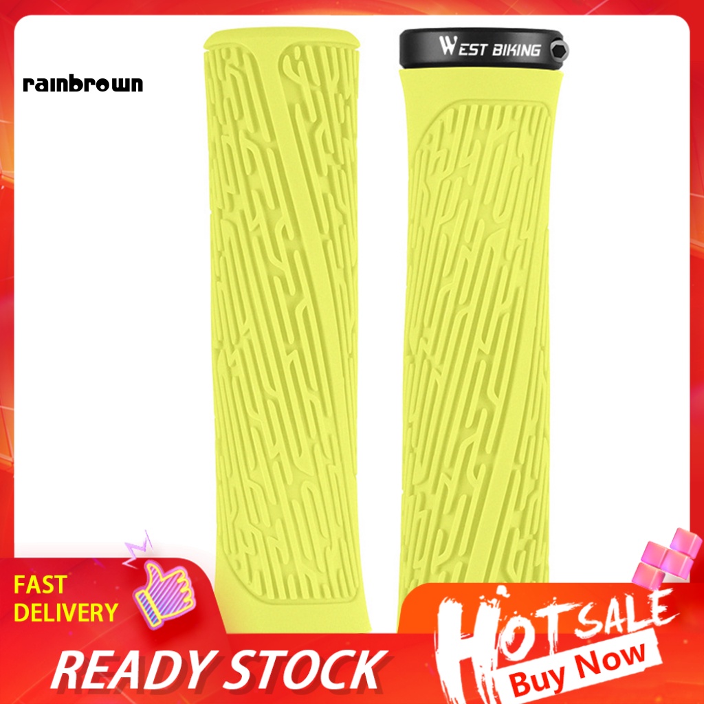 1 Cặp Bọc Tay Lái Xe Đạp Bằng Cao Su Mềm Chống Trượt Chống Nước