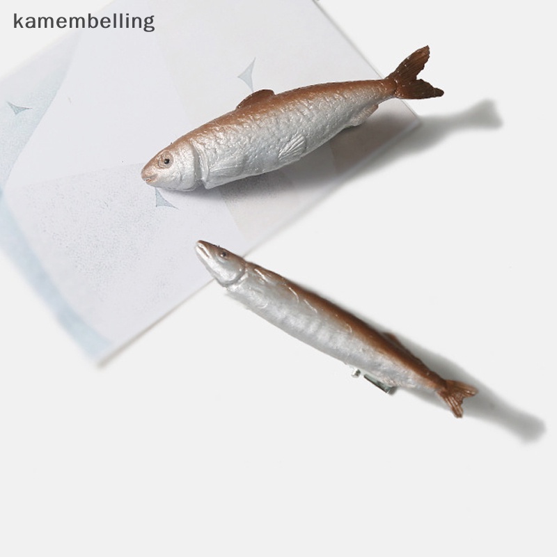 1 Kẹp Tóc Hình Cá Muối Ngộ Nghĩnh Cho Nữ