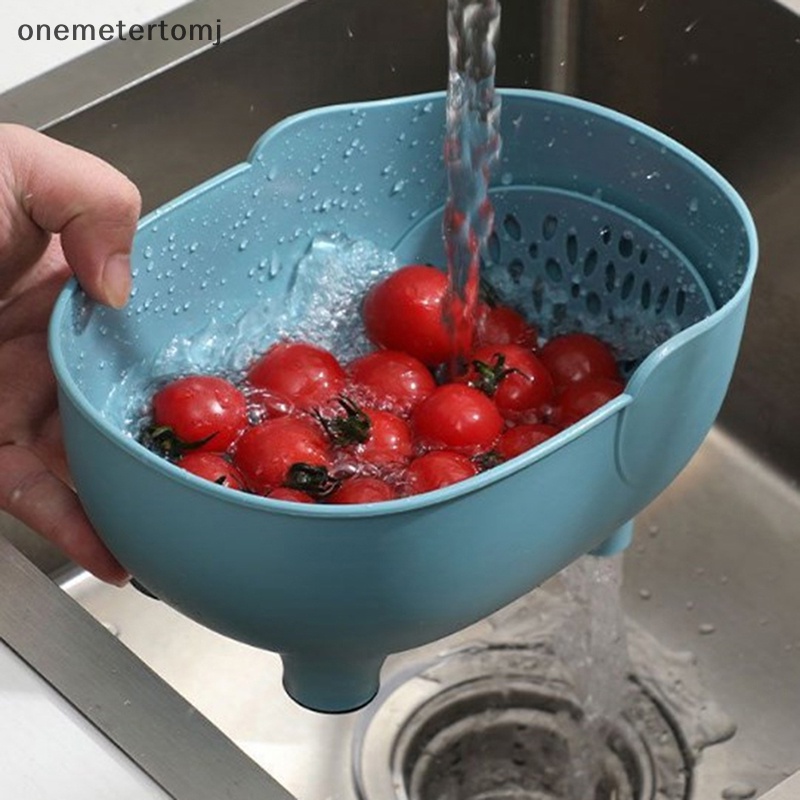 Onemetertomj Rổ Rửa Trái Cây Rau Củ Quả Thoát Nước Lễ Kỉ Niệm Trực Tuyến