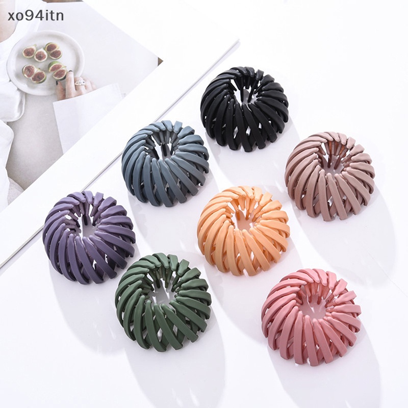 Kẹp Tóc Đuôi Ngựa Hình Tổ Chim Thời Trang Có Thể Thu Gọn