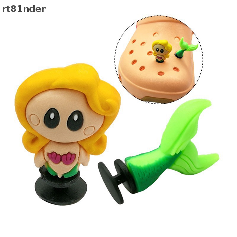 Rt Phụ Kiện Trang Trí Khóa Giày Hình Động Vật 3D Dễ Thương