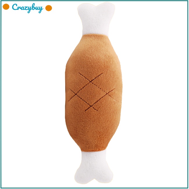 Cr Thú Nhồi Bông Nhiều Màu Sắc Phát Ra Âm Thanh Chống Cắn Làm Sạch Răng Cho Thú Cưng