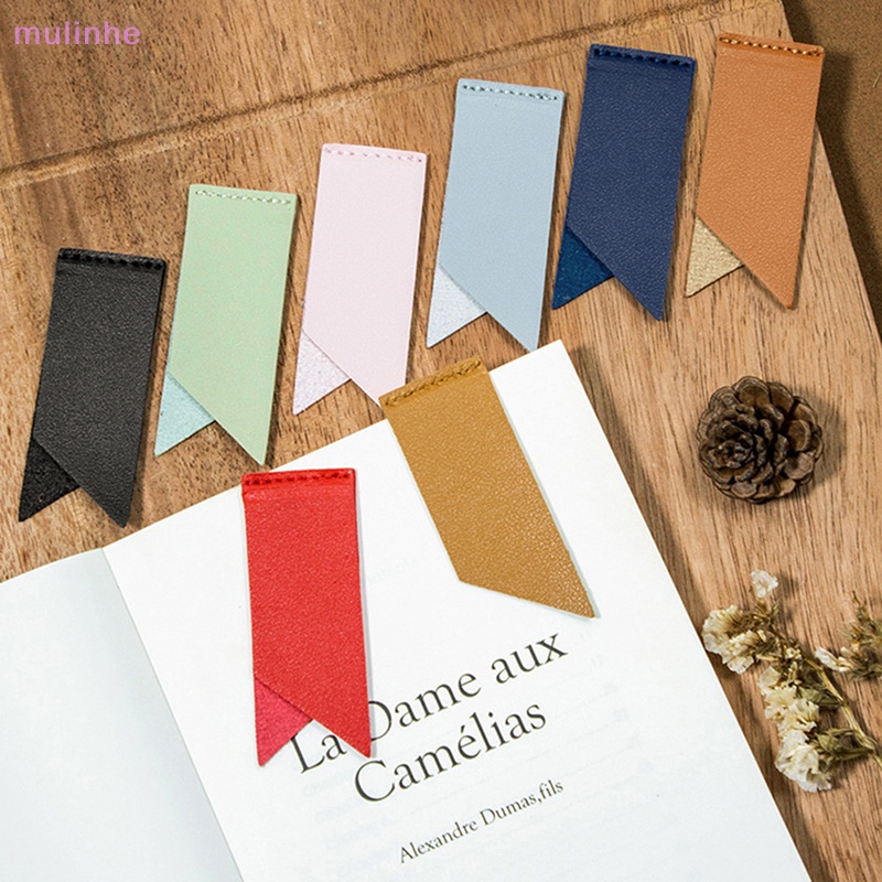 Thẻ Đánh Dấu Trang Sách Bằng Da Phong Cách Vintage