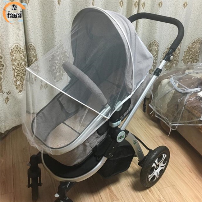 Màn Chống Muỗi Dày Dặn Gắn Xe Đẩy Em Bé Tiện Dụng