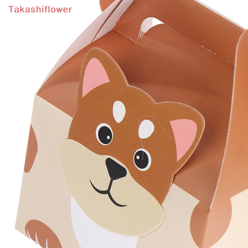 Set 6 Túi Đựng Kẹo Hình Động Vật Hoạt Hình Dễ Thương