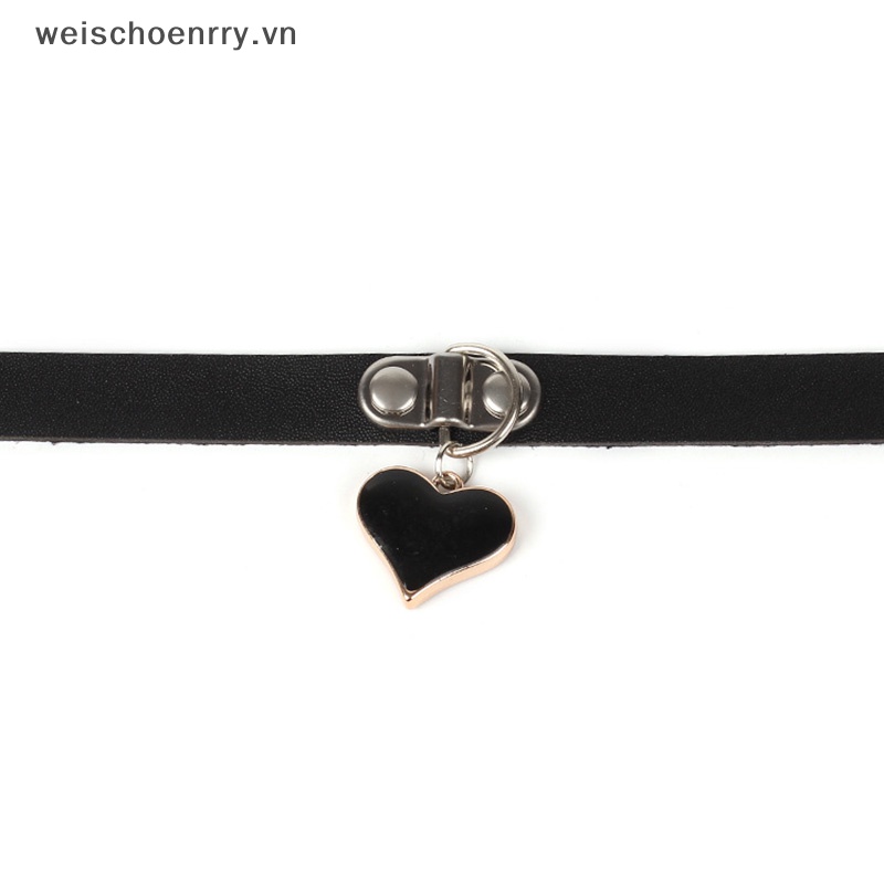 Vòng Cổ Choker Da PU Đính Gai Nhọn Phong Cách Gothic Punk