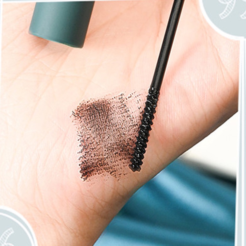 Mascara 4 Màu Đen / Nâu Siêu Mịn Chống Thấm Nước Không Nhòe Chuốt Dài Và Cong Mi