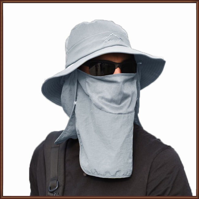 Mũ Rộng Vành Chống Nắng Thoáng Khí Khô Nhanh Thời Trang Mùa Hè Cho Nam Và Nữ