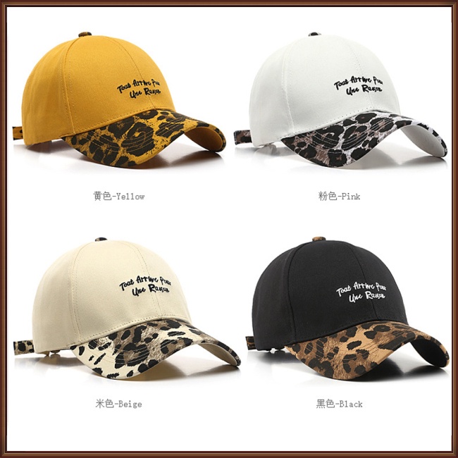 Mũ Lưỡi Trai Họa Tiết Da Báo Thời Trang Cho Nam Và Nữ