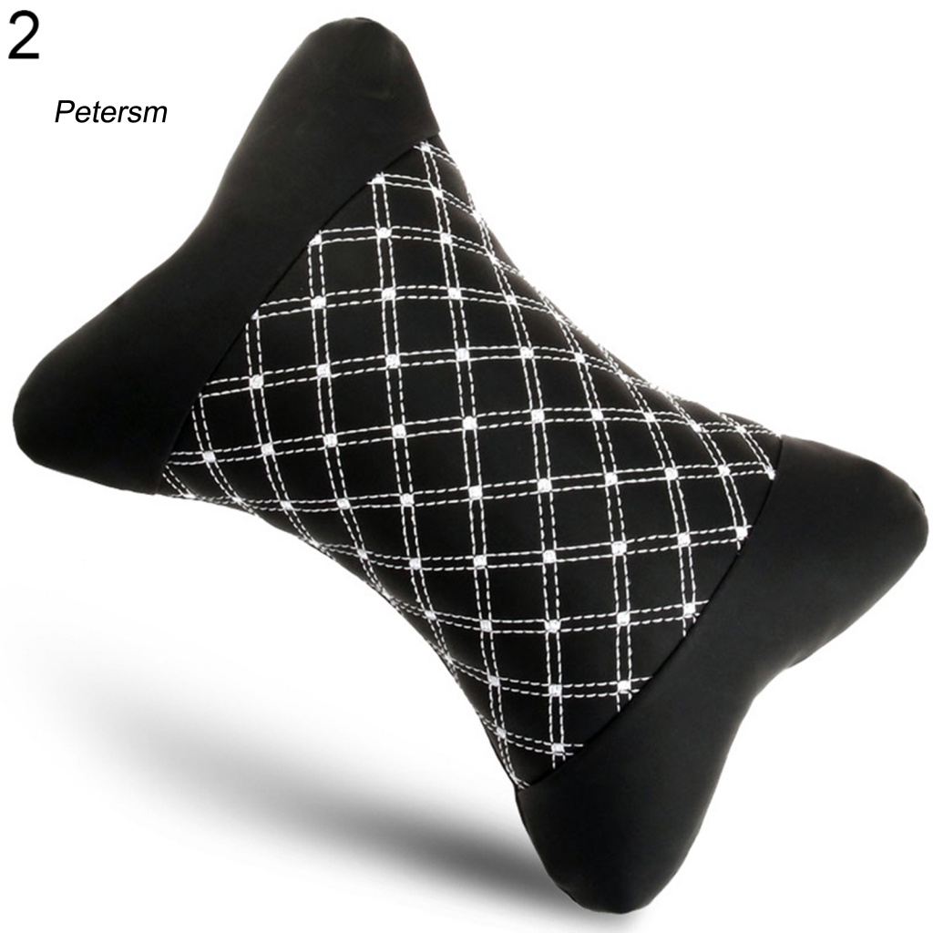 Gối Tựa Đầu Giả Da Sợi Nhỏ Gắn Ghế Ngồi Xe Hơi