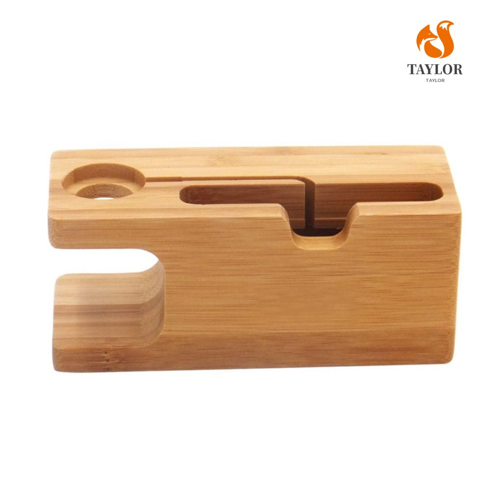 Giá Đỡ Điện Thoại / Máy Tính Bảng Bằng Gỗ Tre 2 Trong 1 Tiện Dụng