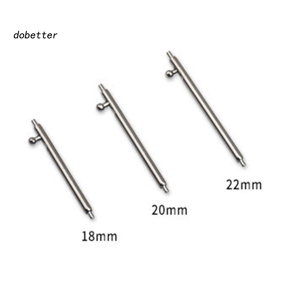 Bộ 2 Thanh Lò Xo Inox 18 / 20 / 22mm Tháo Gỡ Nhanh Cho Đồng Hồ Đeo Tay