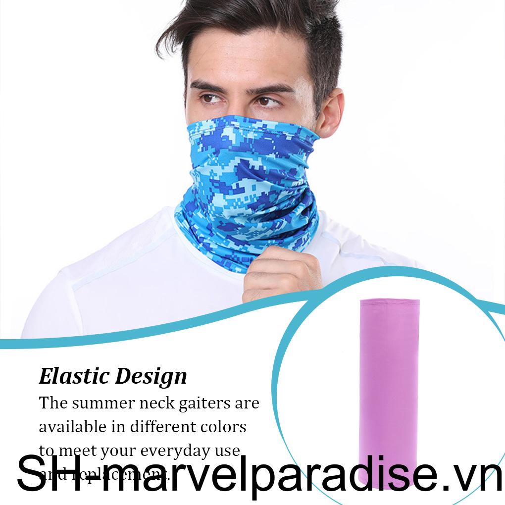 [MAPD] Khăn Quàng Cổ Bandanas Lụa Băng Không Đường May Bảo Vệ Miệng Khi Đi Xe Đạp Leo Núi Câu Cá Ngoài Trời Mùa Hè